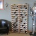 FixtureDisplays® 12 Bottle Dakota Wine Rack with Display Top  104533